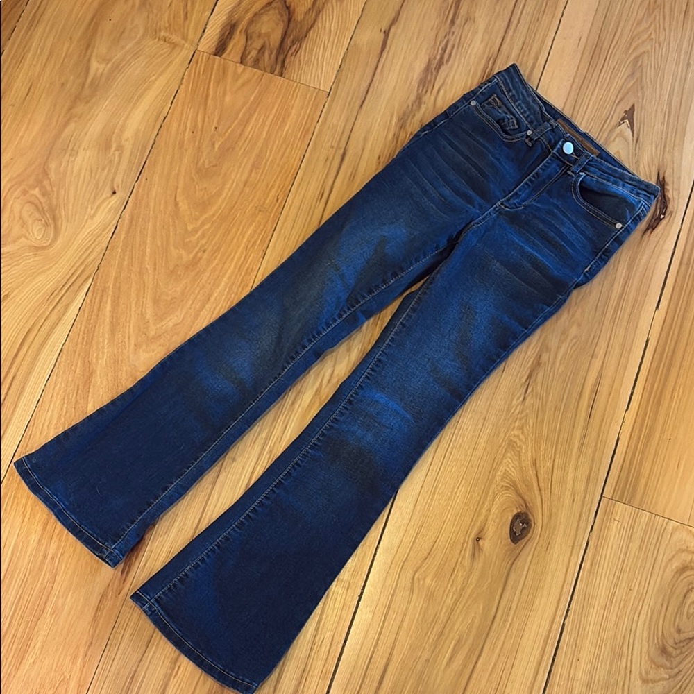 Joe's Jeans Blue Flared Denim for girls like new